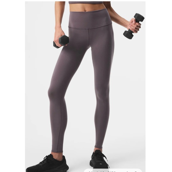 Alo High-Waist Airbrush Legging NWT Raisinette - Picture 1 of 5